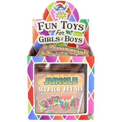Jungle Scratch Art