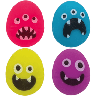 Monster Egg Shaped Jet Bouncy Ball