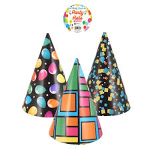 Cone Shaped Neon Party Hat
