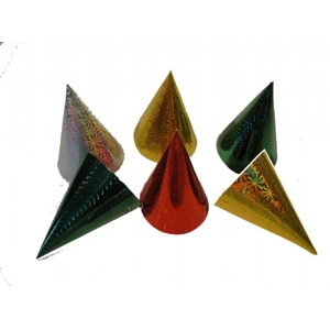 Metallic Cardboard Party Hat