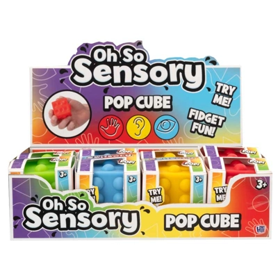 Sensory Pop Cube Toy