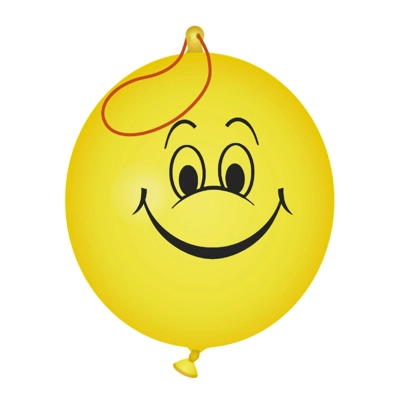 Smiley Face Punch Ball Balloon