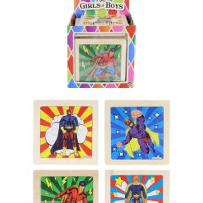 Wooden Superhero Jigsaw Puzzle