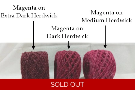 Magenta on Dark Herdwick, 100g