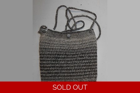 Crocheted Bag in Herdwick Wo.. Crocheted Bag in Herdwick Wo..