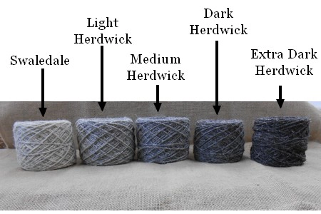 Dark Herdwick Rug Wool, 100g Dark Herdwick Rug Wool, 100g