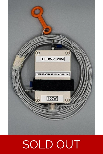 End fed halfwave vertical for 20m