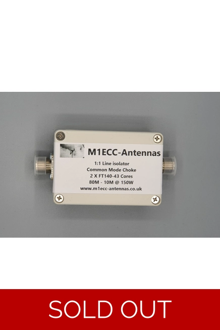 1:1 Line isolator Common Mode Choke.150w