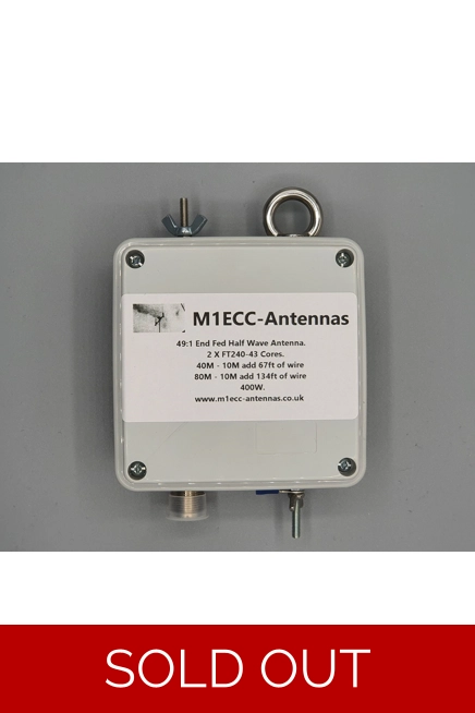 49:1 Transformer for an EFHW 400w