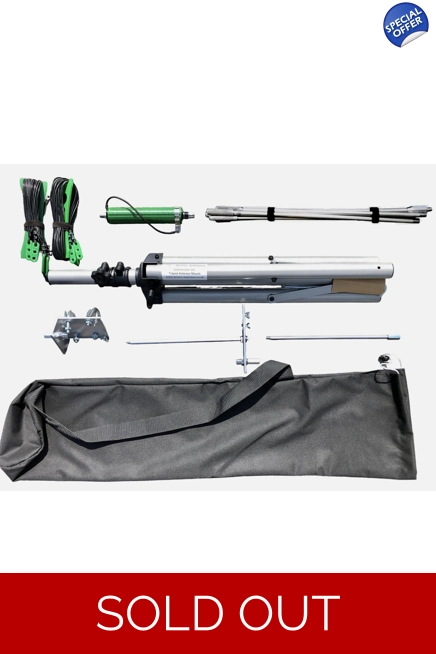 Slidewinder DX Deluxe System Multi Section Vertical whip Antenna Version..