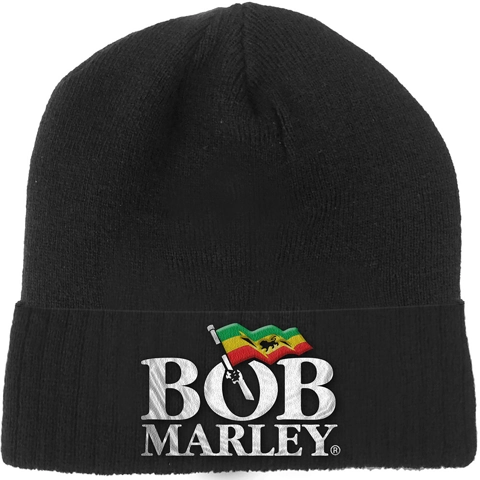 Bob Marley - Flag Logo Beanie Hat
