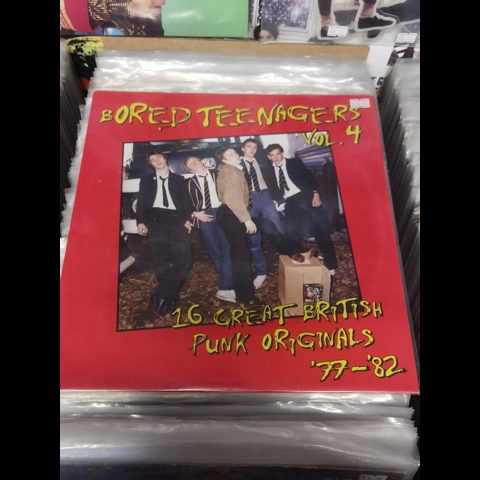 Bored Teenagers Vol 4 lp - 16 Great British Punk Originals '77-'82