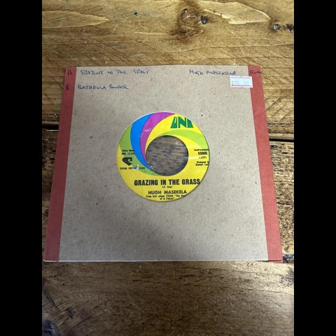 Hough Masekela - Grazing In The Grass 7"