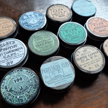 Percussion Cap Tin Collection