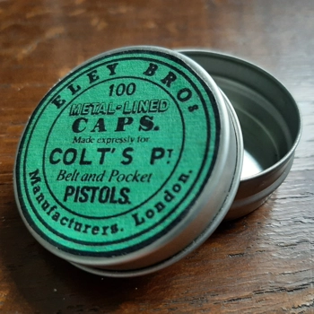 Eley Bros Colt Percussion Cap Tin
