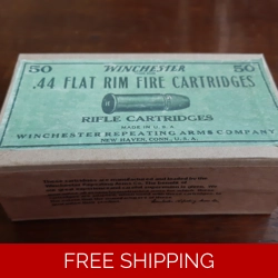 Winchester .44 Flat Rim Cartridge Box