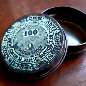 Hicks Percussion Cap Tin