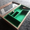 Wooden Glass lid display case for Luger P08