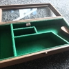 Wooden Glass lid display case for Luger P08