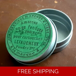 Percussion cap tin
