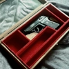 Wooden Walther ppk Display Case