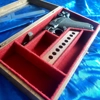 Wooden Glass lid display case for Luger po8 pistol