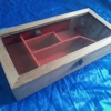 Wooden Glass lid display case for Luger po8 pistol