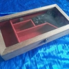 Wooden Glass lid display case for Luger po8 pistol