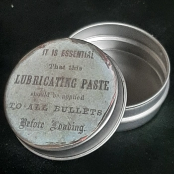 Paste Tin for Percussion Pistol