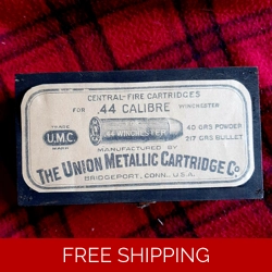 U.M.C Winchester .44 Ebony Style Ammo Box