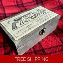 Wooden Colt .45 Saa Cartridge  Box v2