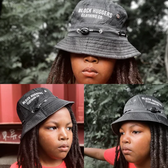 Block Huggers Clothing Bucket Hat (Text Only)