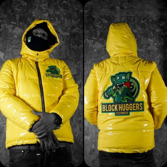 Block Huggers Clothing Shiny Bubble