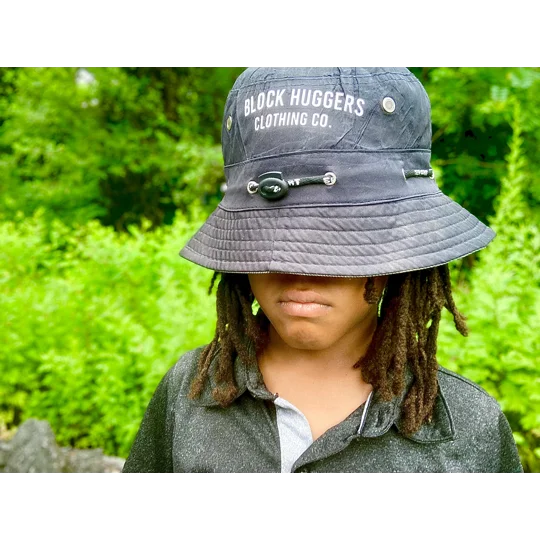 Block Huggers Clothing Bucket Hat (Text Only)