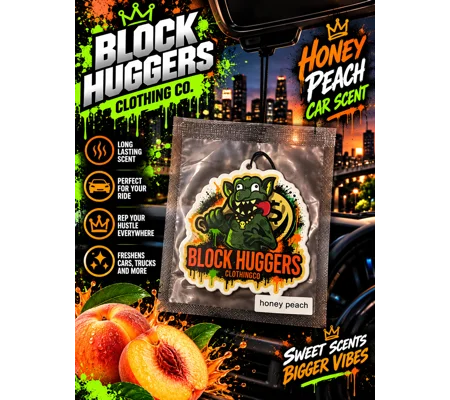 Block Huggers Clothing Honey Peach Air Freshener