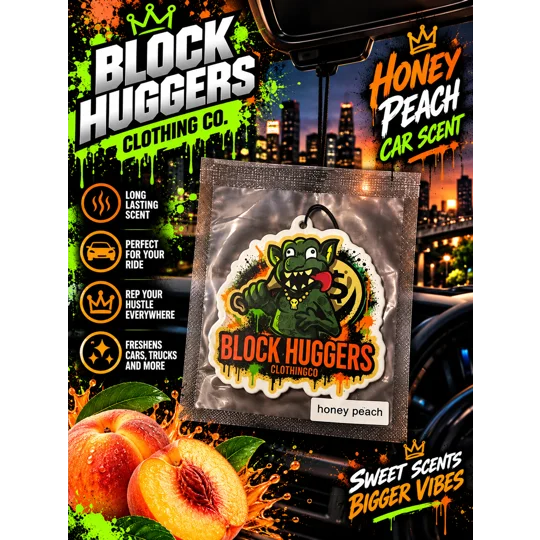 Block Huggers Clothing Honey Peach Air Freshener