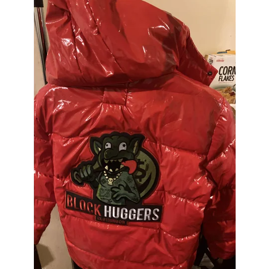 Block Huggers Clothing Shiny Bubble