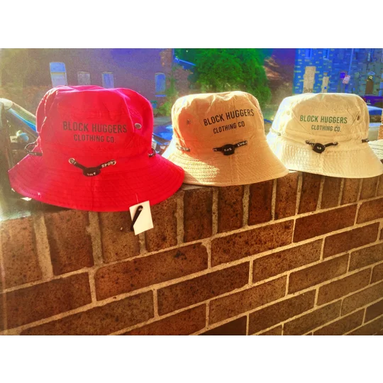 Block Huggers Clothing Bucket Hat (Text Only)