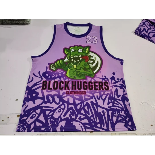 Block Huggers Clothing Zone23 Basketball Jersey