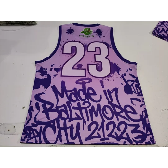 Block Huggers Clothing Zone23 Basketball Jersey