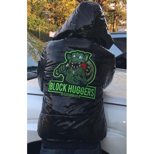 Block Huggers Clothing Shiny Bubble