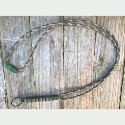 Army Green Camo Paracord 'Snake Knot' Neck Lanyard
