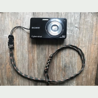Army Green Camo Lightweight Camera Wrist Strap