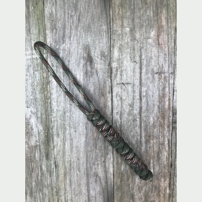 Army Green Camo Looped Knife/Tool Lanyard