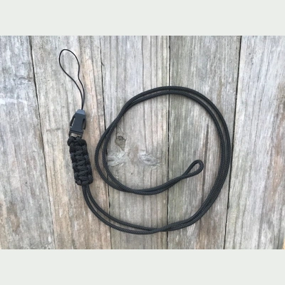 Black Bite Alarm Receiver Neck Lanyard