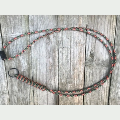 Blitz Camo Paracord 'Snake Knot' Neck Lanyard