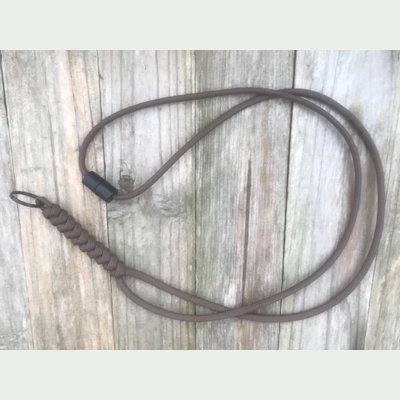 Brown Paracord 'Snake Knot' Neck Lanyard