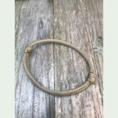 Coyote Brown Adjustable 550 Paracord Friendship Bracelet