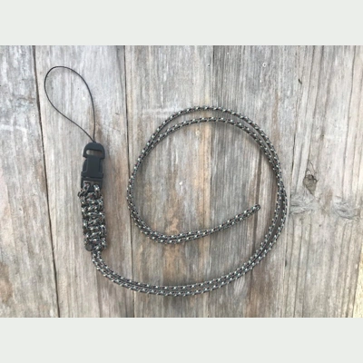Gravel Camo Bite Alarm Receiver Neck Lanyard