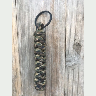 Ground War Paracord 'Snake Knot' Keychain Keyring Key Fob